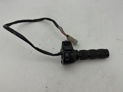 2007 - 2012 Harley-Davidson Touring Street Glide Left Turn Signal Headlight Switches Controls w/ Hand Grip