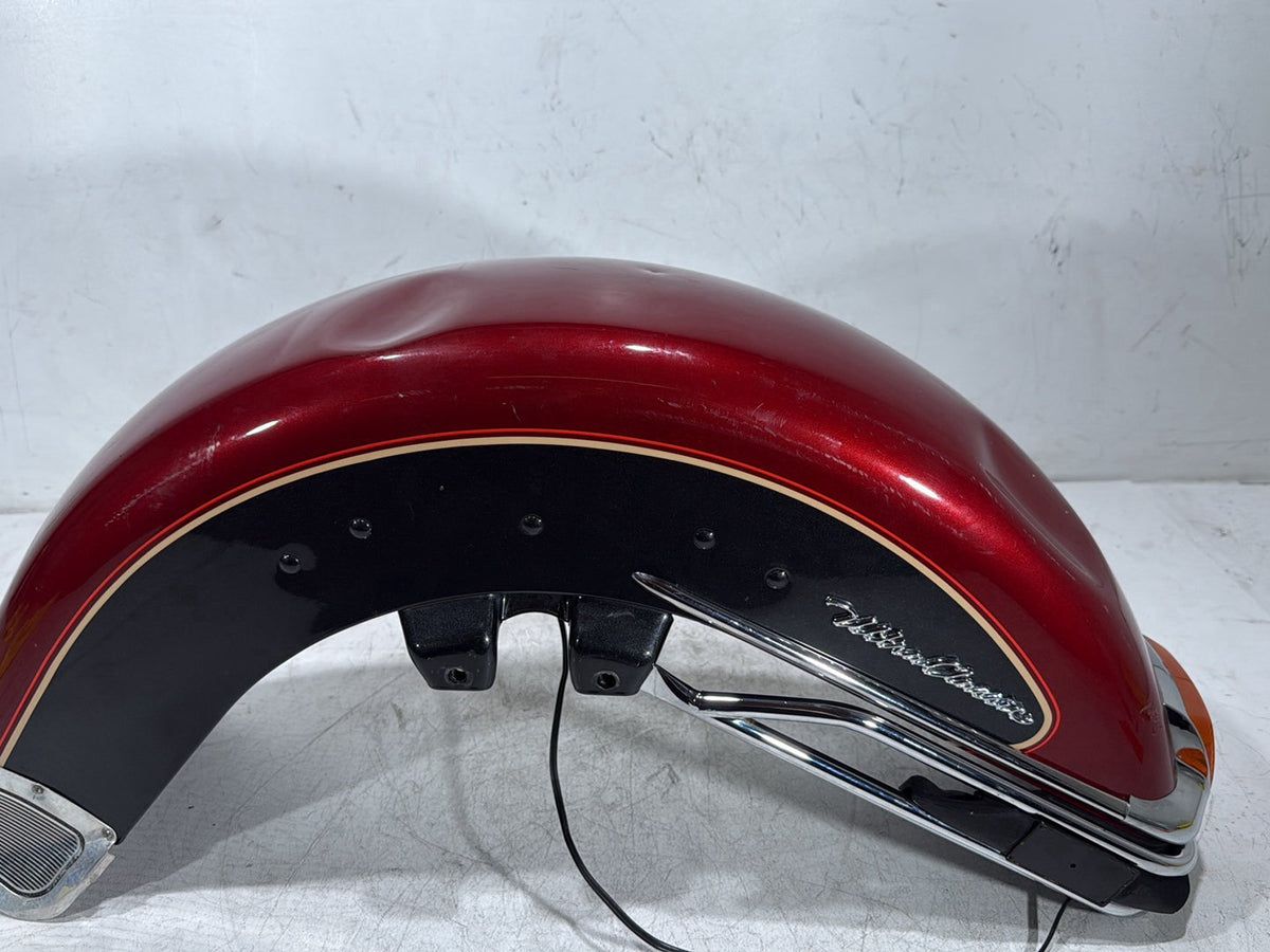 2007 Harley Electra Glide Touring Ultra OEM Front Wheel Fender Shell Panel Dent!