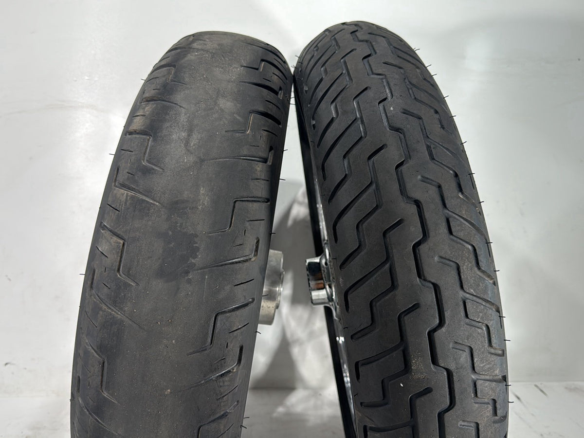2013 Harley Heritage Softail Classic OEM Front Rear Wheel Rim Tire Spoked 16"