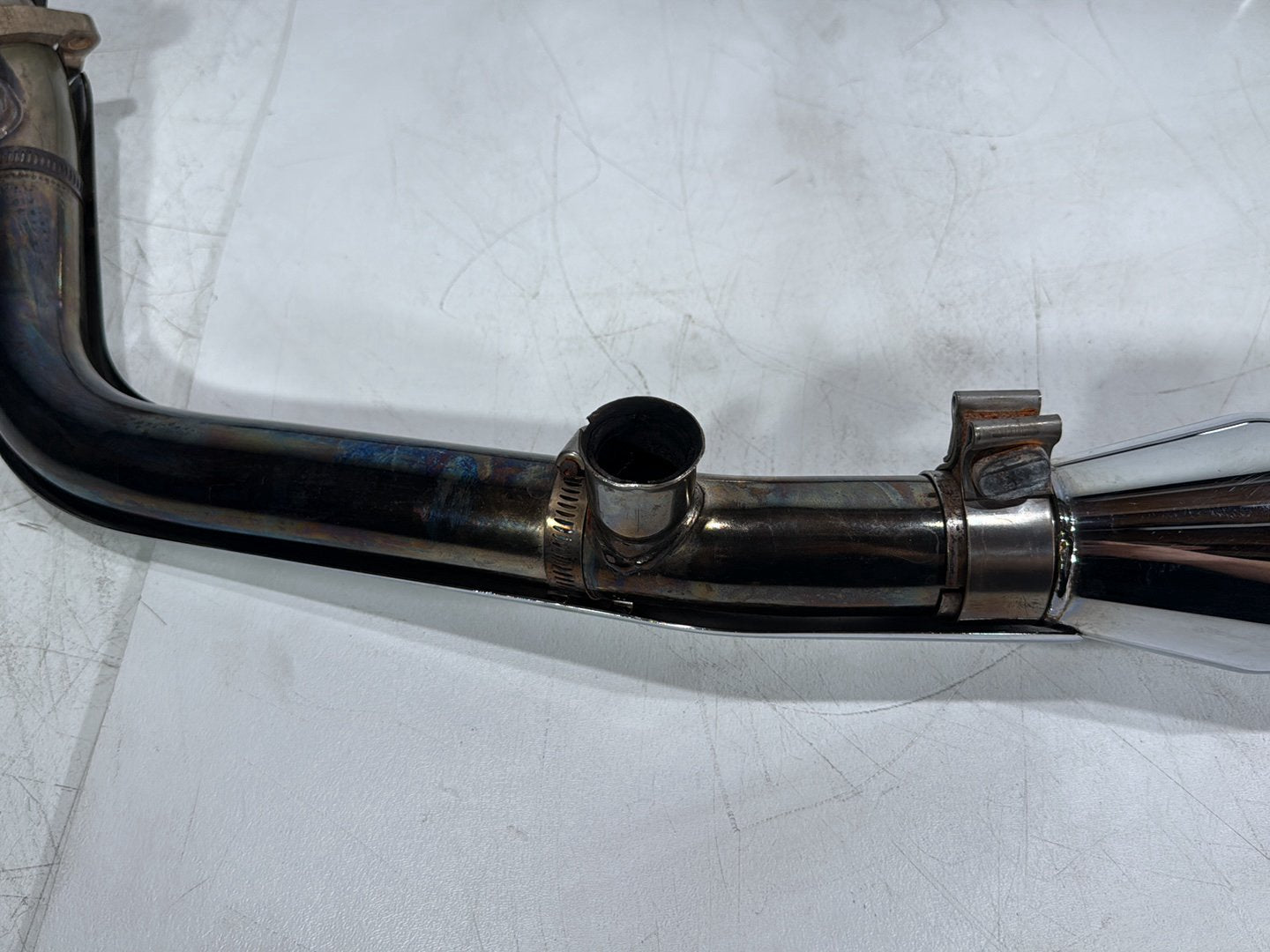 2007 Harley Softail Heritage Classic FLSTC OEM Exhaust Header Pipes Muffler