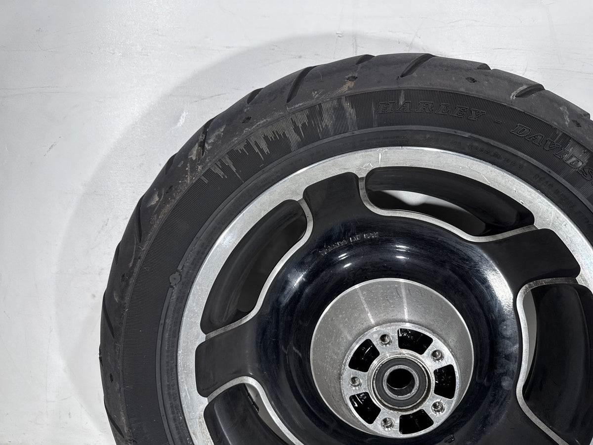 2012 Harley Street Glide Touring FLHX Rear Wheel Rim Tire 180/65B16 16"
