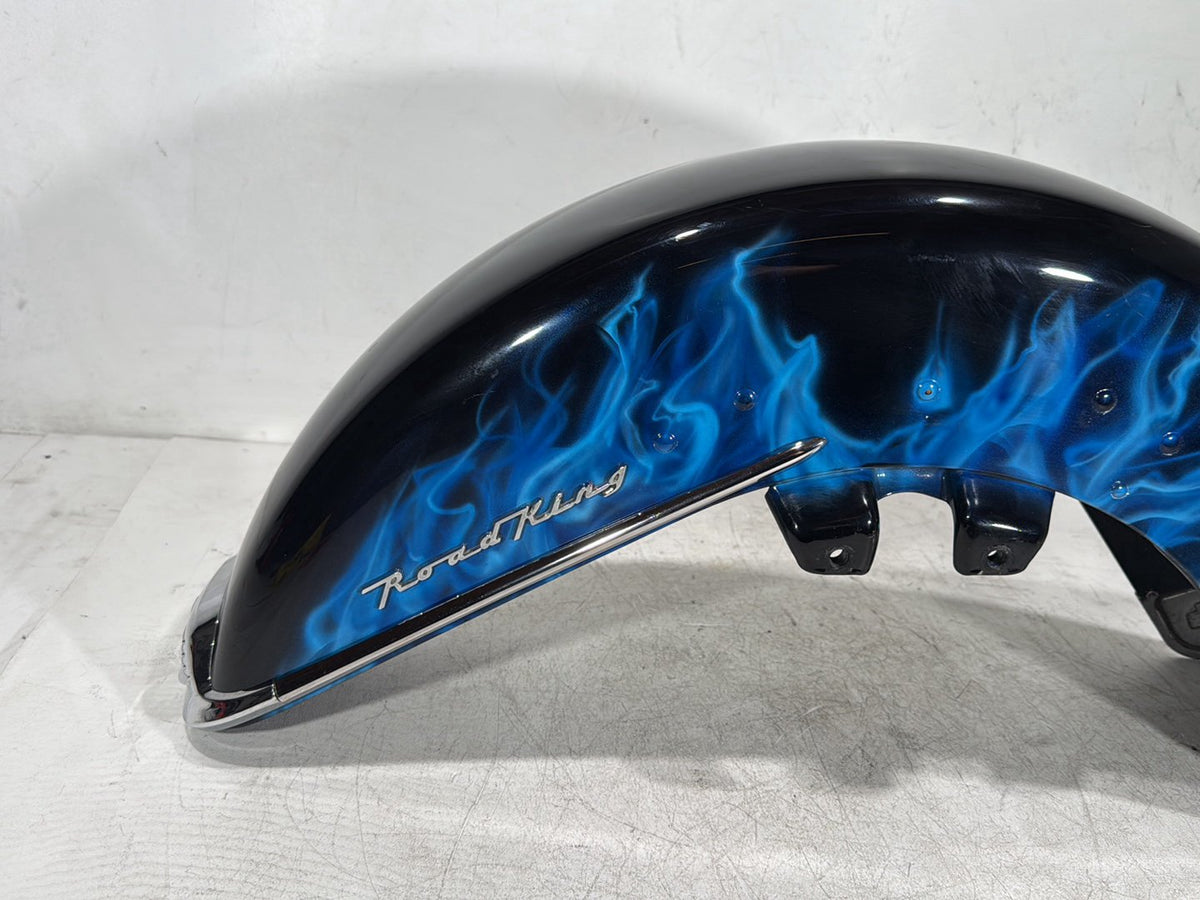 2005 Harley Road King Touring Police OEM Front Wheel Fender Shell Panel
