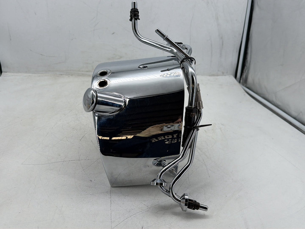 2005 Harley Softail Fat Boy FLSTF OEM Oil Tank Reservoir Bottle Canister & Dipstick