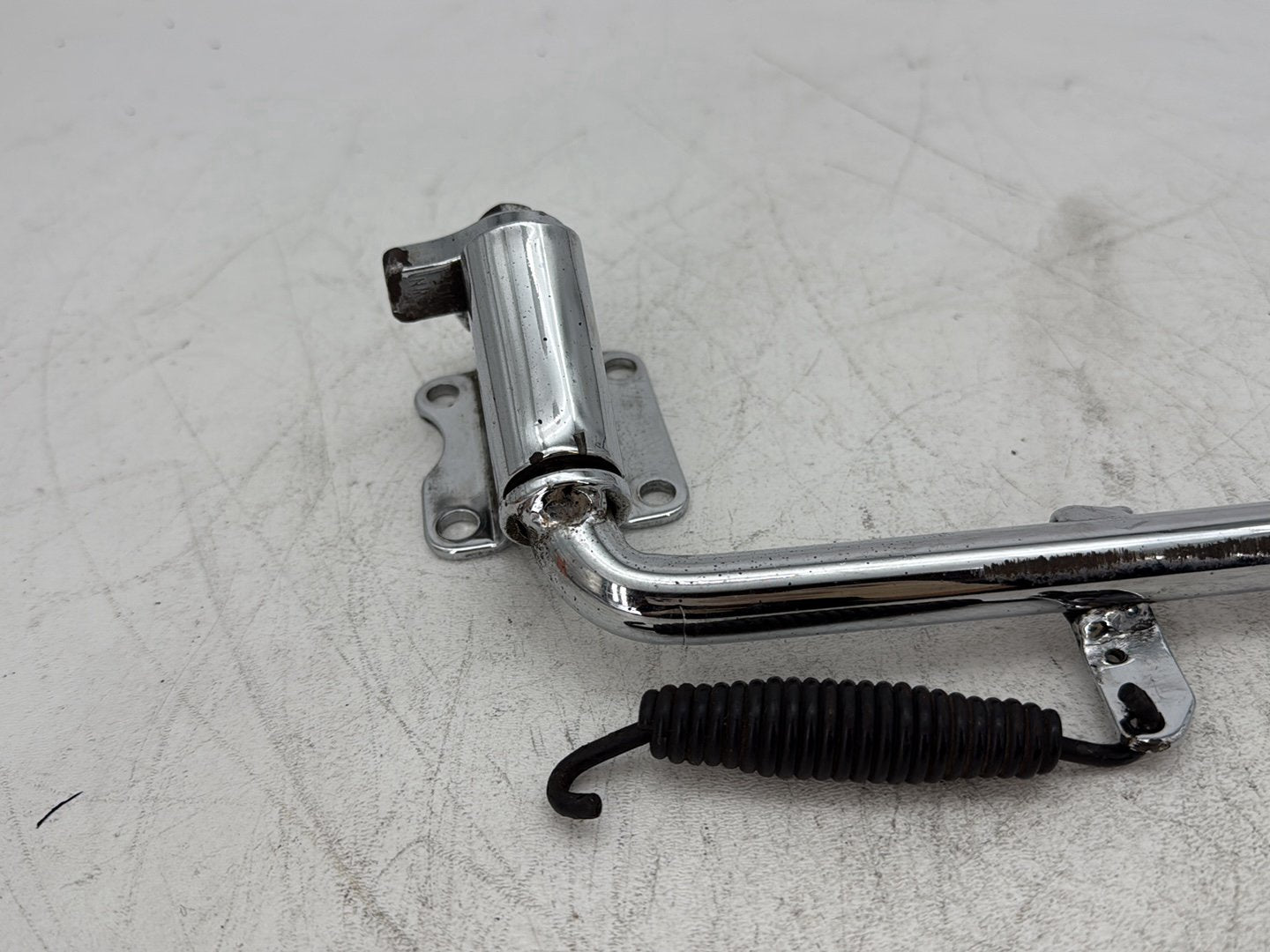1998 Harley Softail Custom FXSTC OEM Left Side Jiffy Kick Stand & Spring