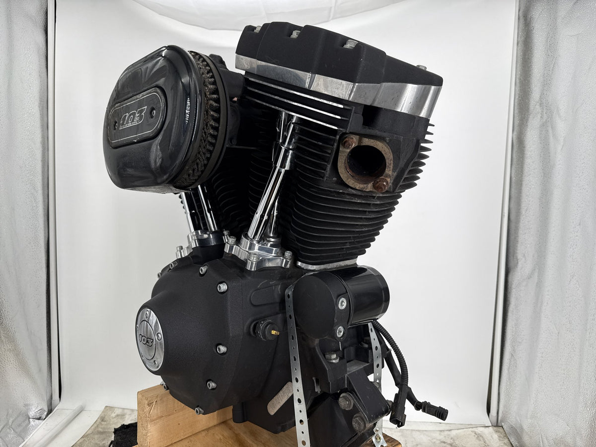16 Harley Dyna Fat Bob FXDF 103 OEM EFI Twin Cam 103 Engine Motor air-cooled 7K