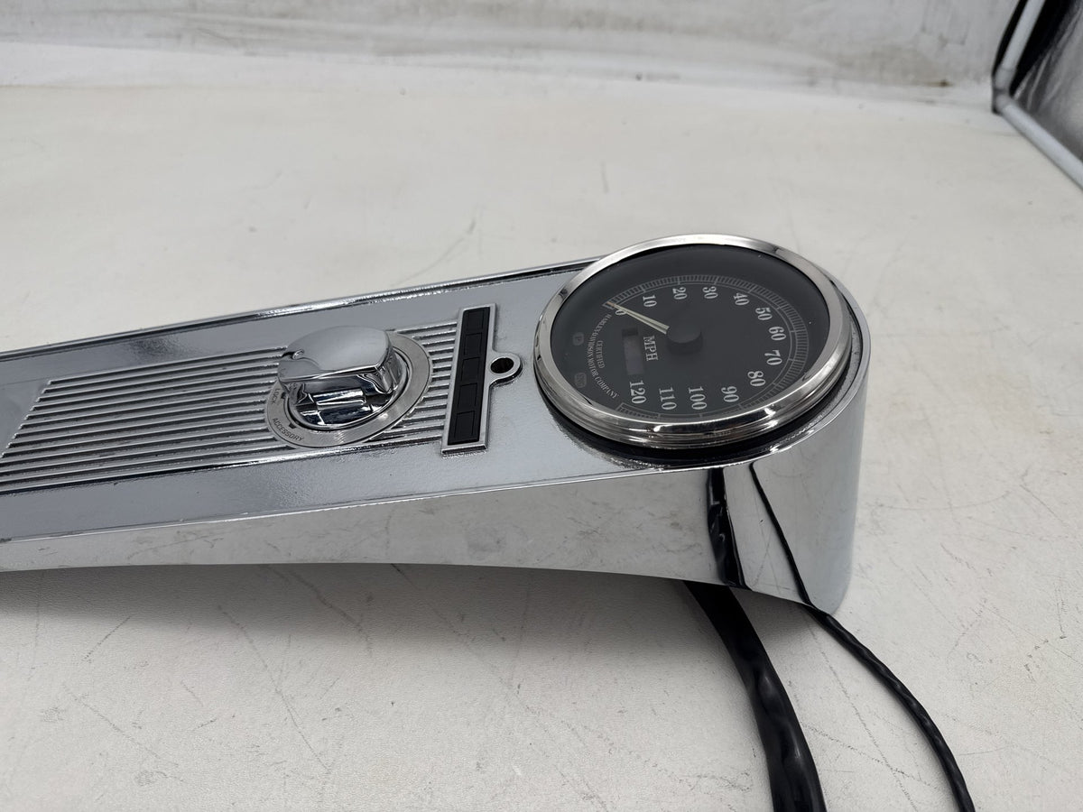 1997 Harley Road King Touring OEM Fuel Tank Dash Console Speedometer NOKey 28K