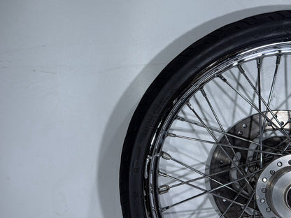 2005 Harley Sportster XL883C 883 Custom OEM Front Wheel Rim Tire Spoked
