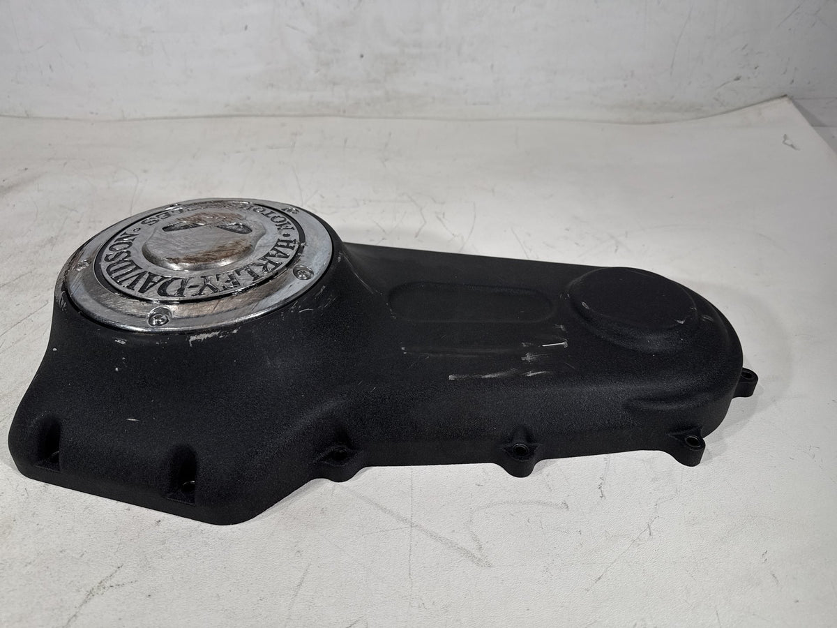 2016 Harley Dyna Fat Bob OEM Outer Primary Clutch Cover Willie G Skull SCRATCHED