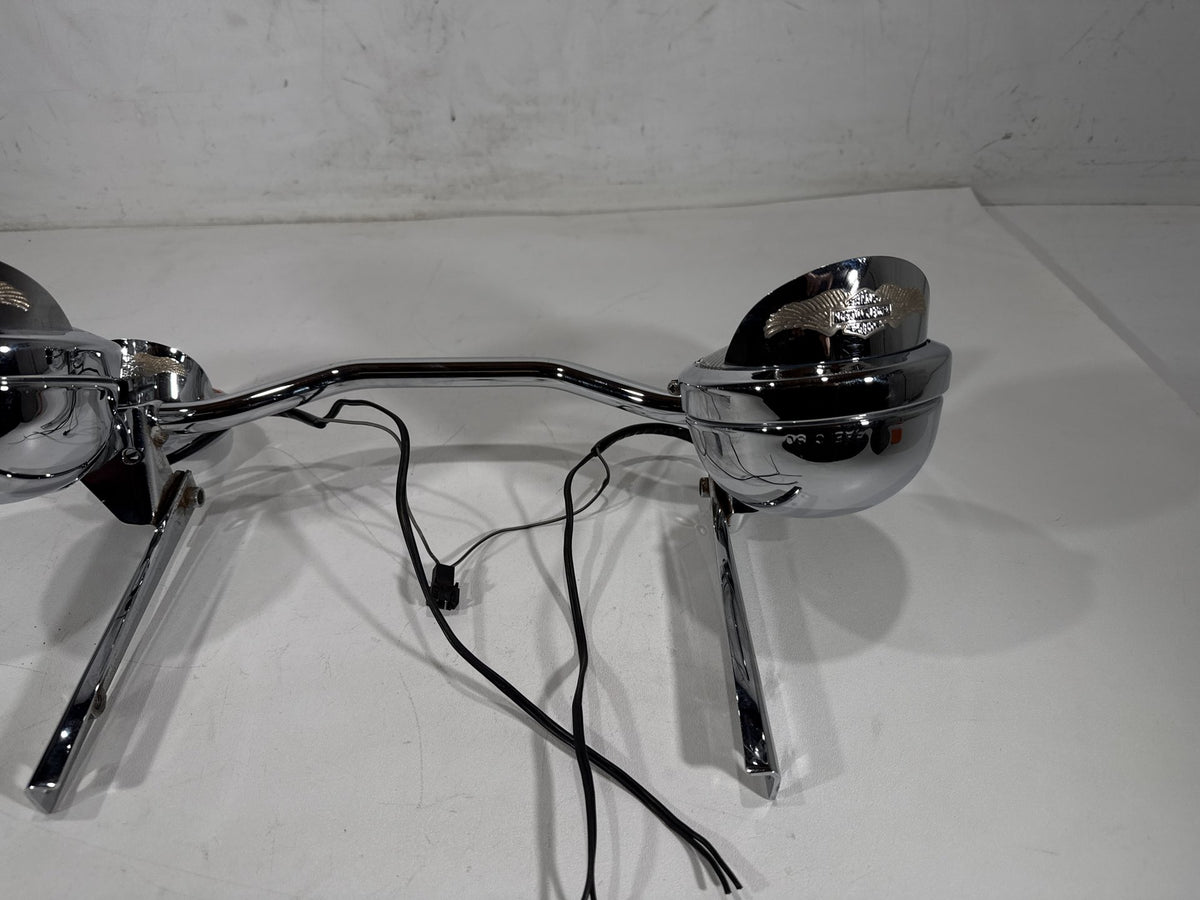 1995 Harley Heritage Softail Classic Front Turn Signal Indicators Aux Light Bar