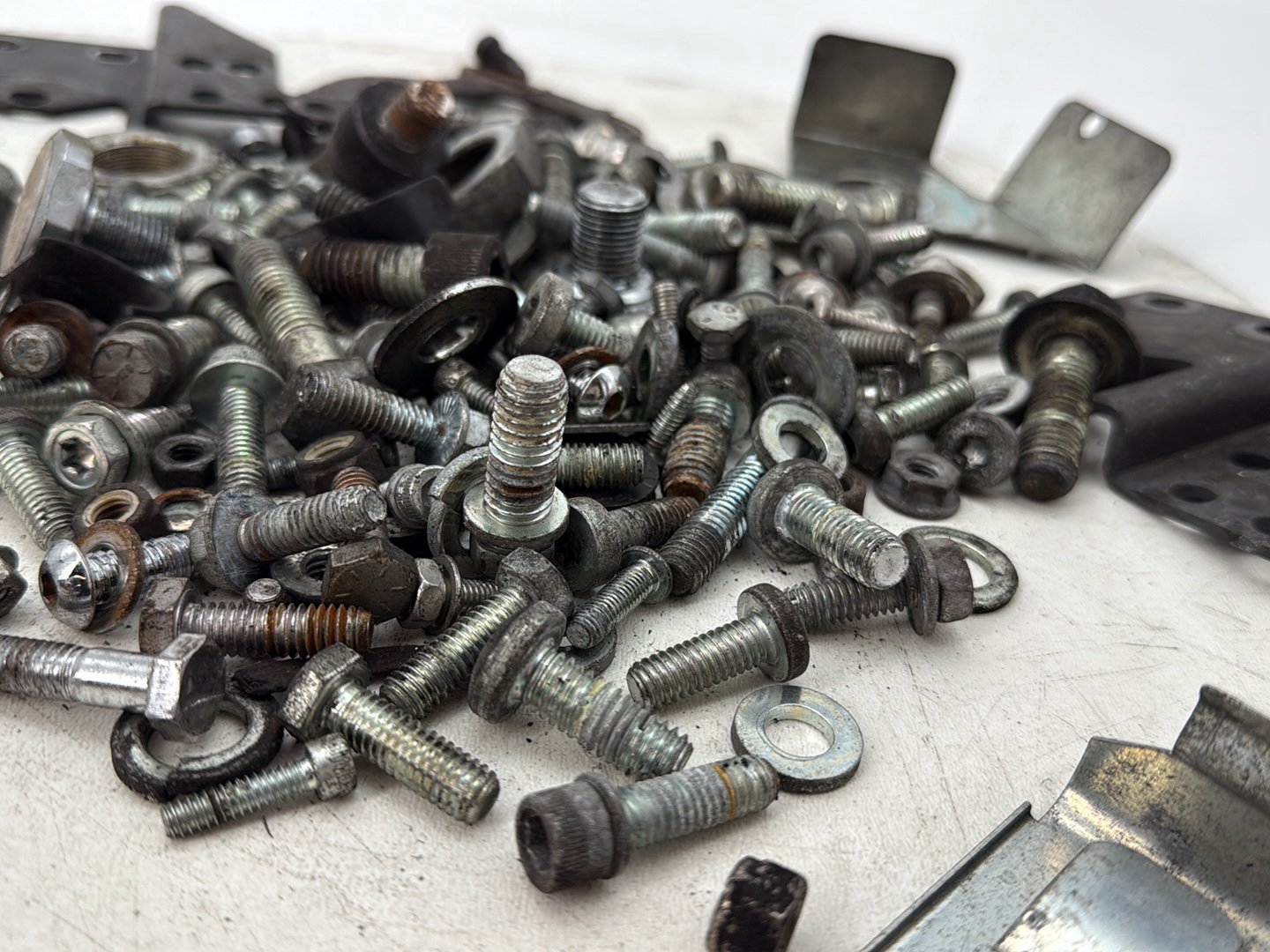 2008 Harley Road King Touring FLHR OEM Hardware Bolts Nuts & Brackets