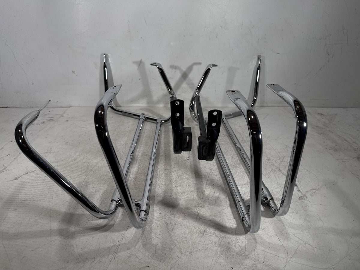 1995 Harley Electra Glide Touring FLHT Rear Left Right Saddlebag Guard Rails Bar