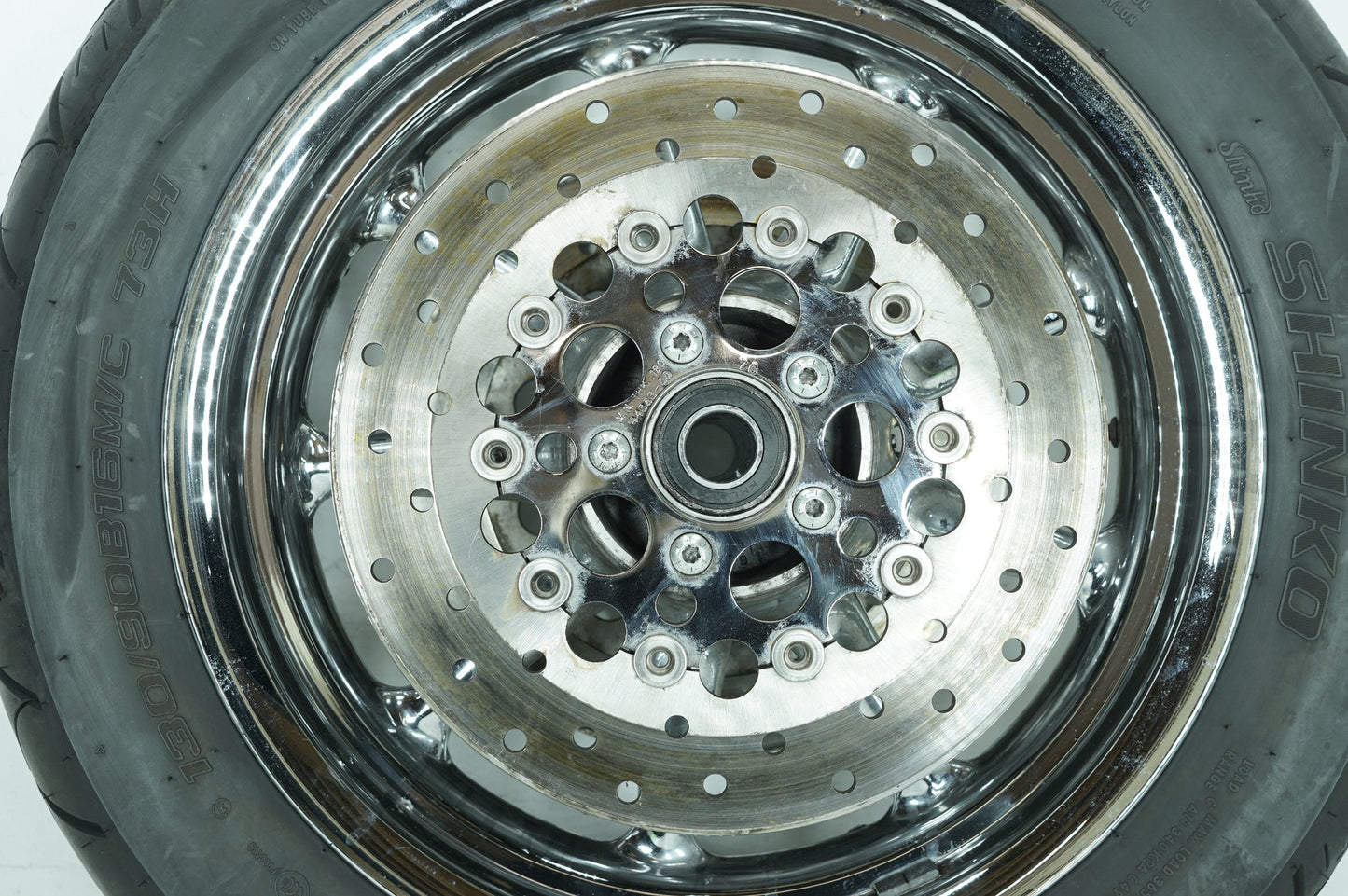 2007 - 2012 Harley-Davidson Touring CVO Electra Screamin Eagle Front Wheel Rim Tire 130/90B16