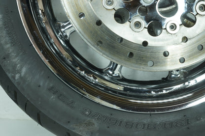 2007 - 2012 Harley-Davidson Touring CVO Electra Screamin Eagle Front Wheel Rim Tire 130/90B16
