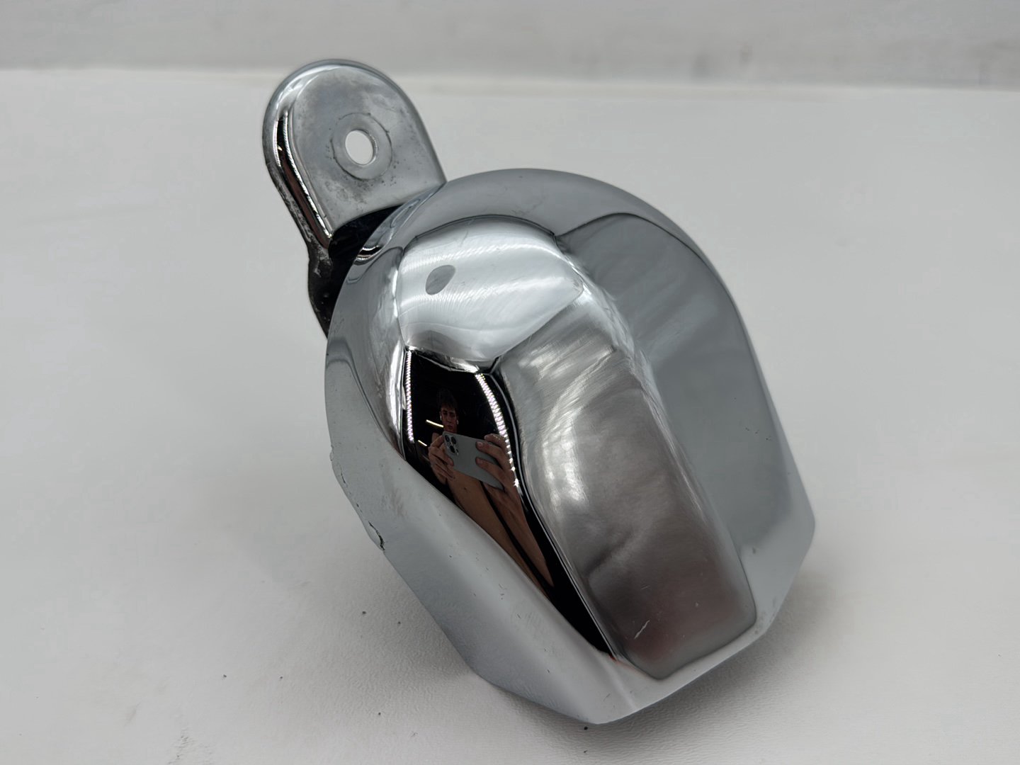 2007 Harley Softail Heritage Classic FLSTC OEM Horn Signal Klaxon Chrome Cover