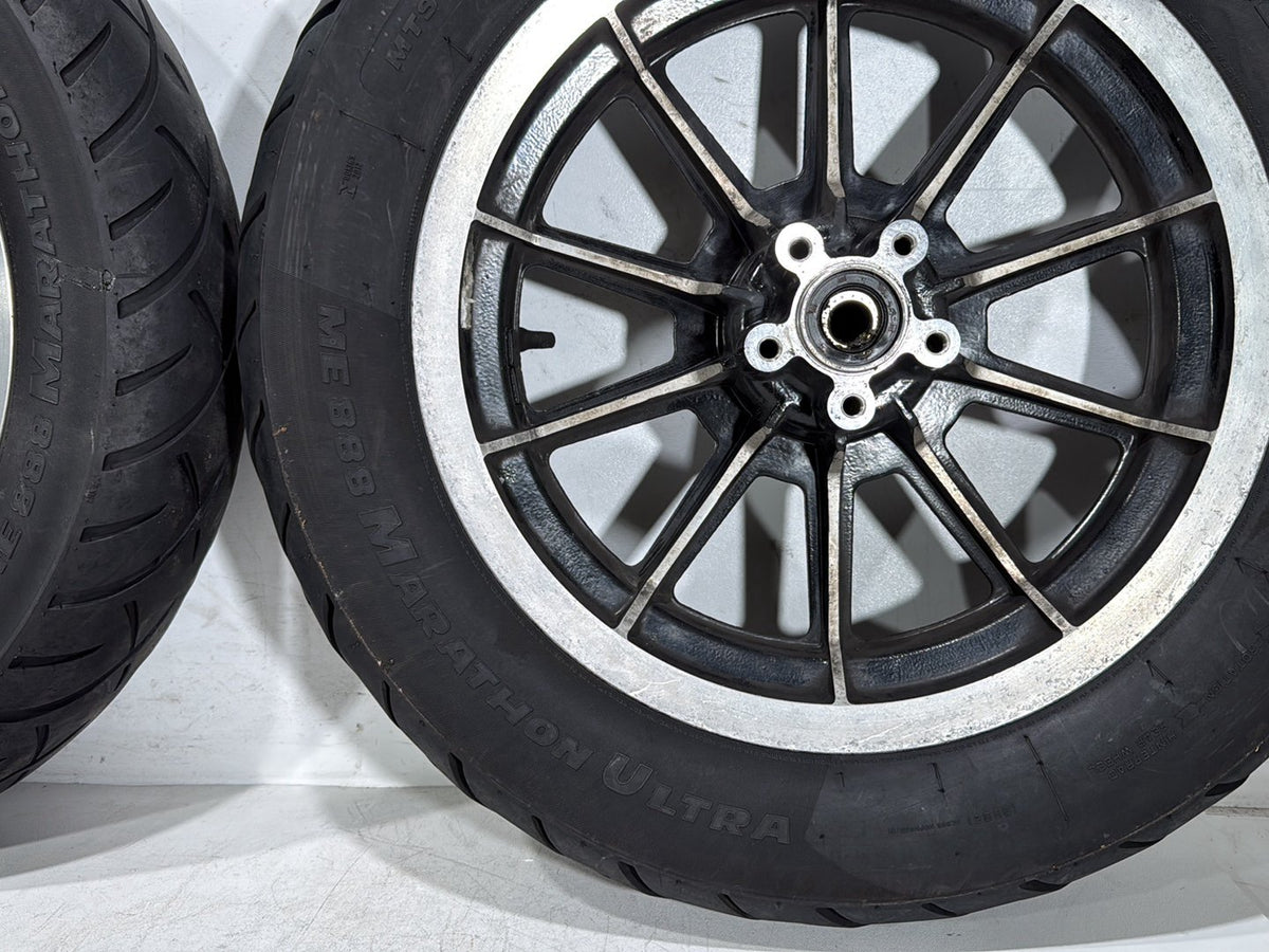 92 Harley Electra Glide Touring Classic Front & Rear Wheel Rim Tire MT90B16 16"