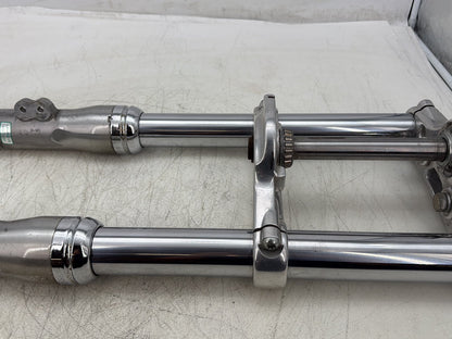2007 Harley Dyna Street Bob FXDBI OEM Front Triple Tree Set & LH RH Fork Legs Sliders