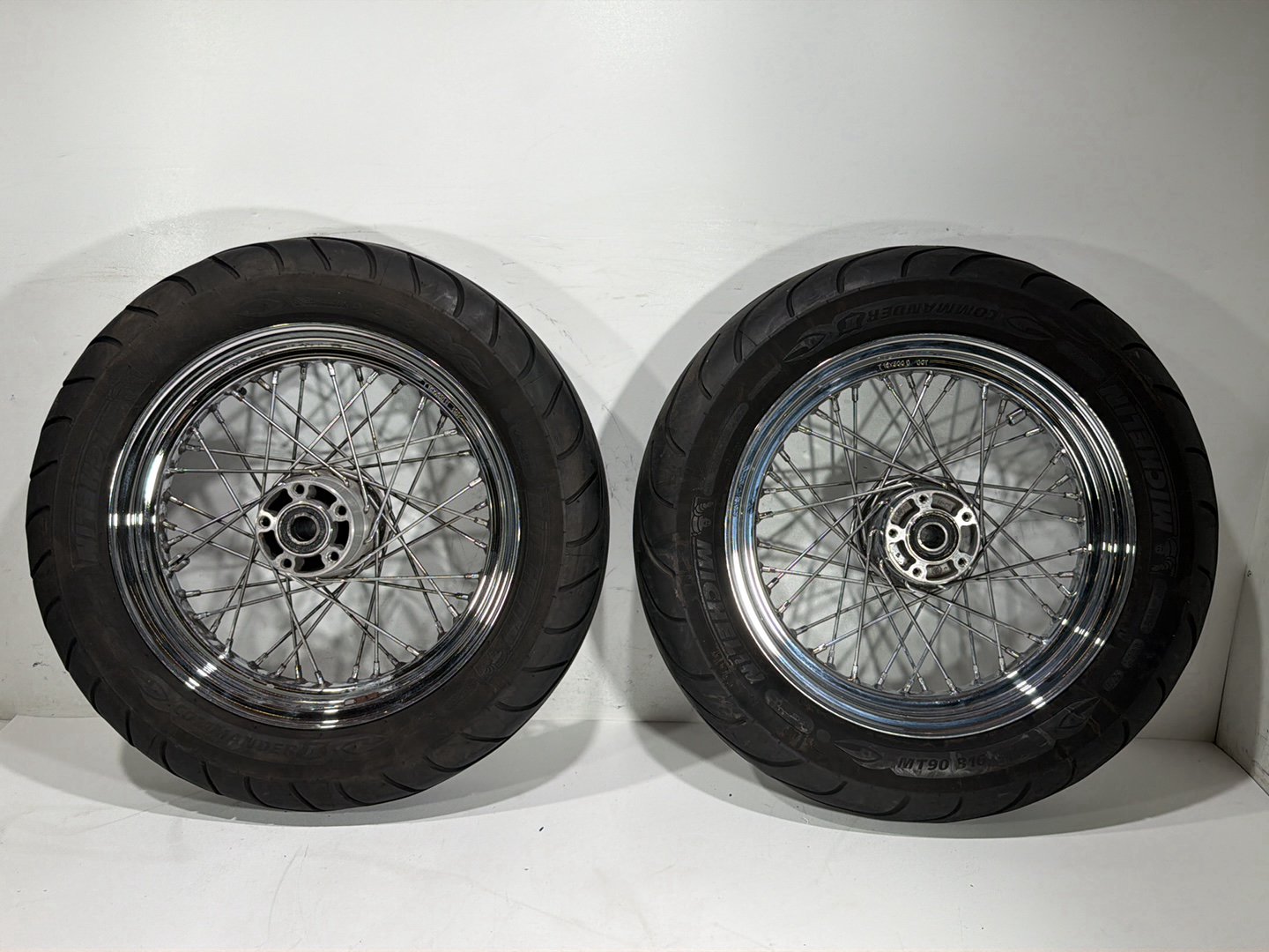 2011 Harley Heritage Softail Classic FLSTC Front Rear Wheel Rim Tire Spoked 16"