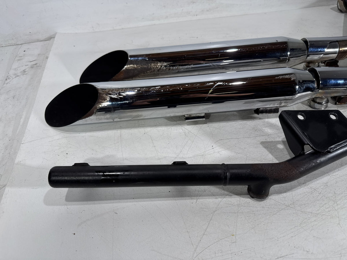 04 Harley Heritage Softail Classic FLSTCI Exhaust Header Pipes Muffler S & S