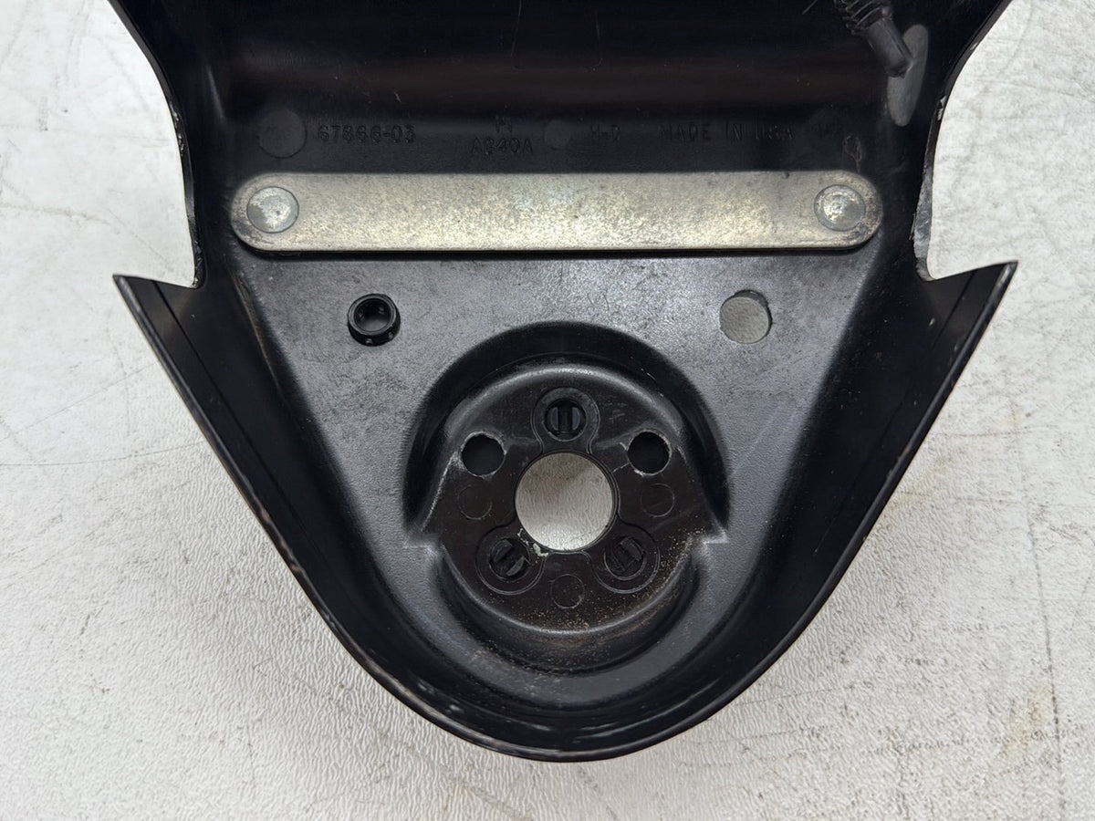 2009 Harley Road King Touring Police Nacelle Ignition Trim Panel Cover Scratched
