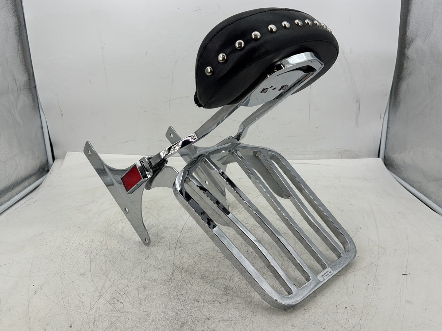 2007 Harley Softail Heritage Classic FLSTC OEM Rear Sissy Bar w/ Backrest Cushion Pad