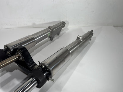 1998 Harley Road King Touring FLHRCI Classic OEM Front Triple Tree Set & LH RH Fork Legs Sliders