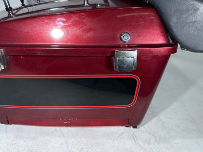 1999 - 2006 Harley-Davidson Touring Electra Glide Classic Pass Backrest Tour Pak Luggage NOKey