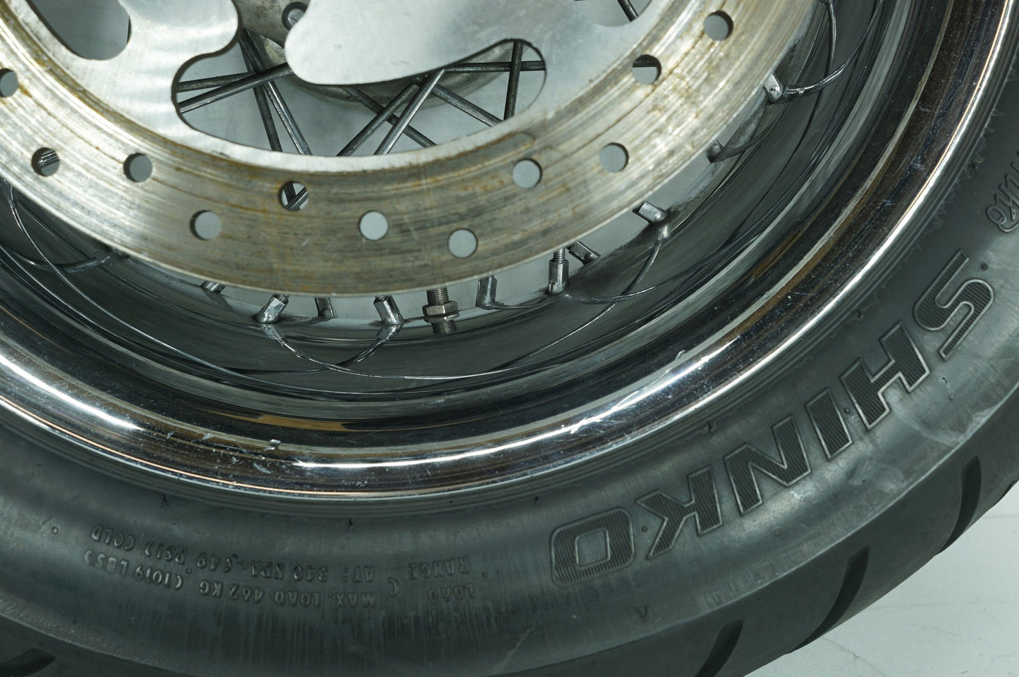 2007 - 2012 Harley-Davidson Touring Electra Glide Classic Rear Wheel Rim Tire Spoked 180/65B16 81H