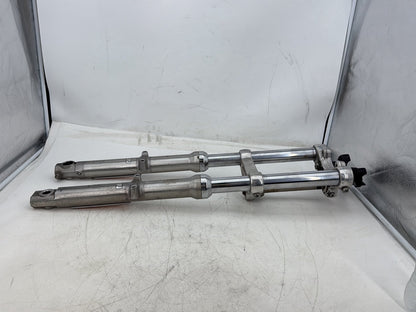 2008 Harley Sportster XL883L OEM Front Triple Tree Set &amp; LH RH Fork Legs Sliders