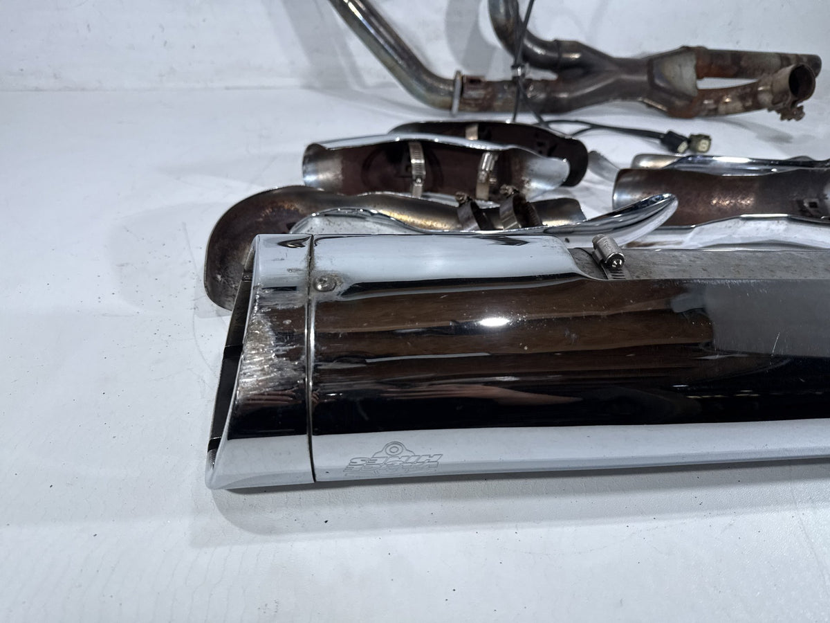 14 Harley Electra Glide Touring Ultra Exhaust Header Pipes Muffler Vance & Hines