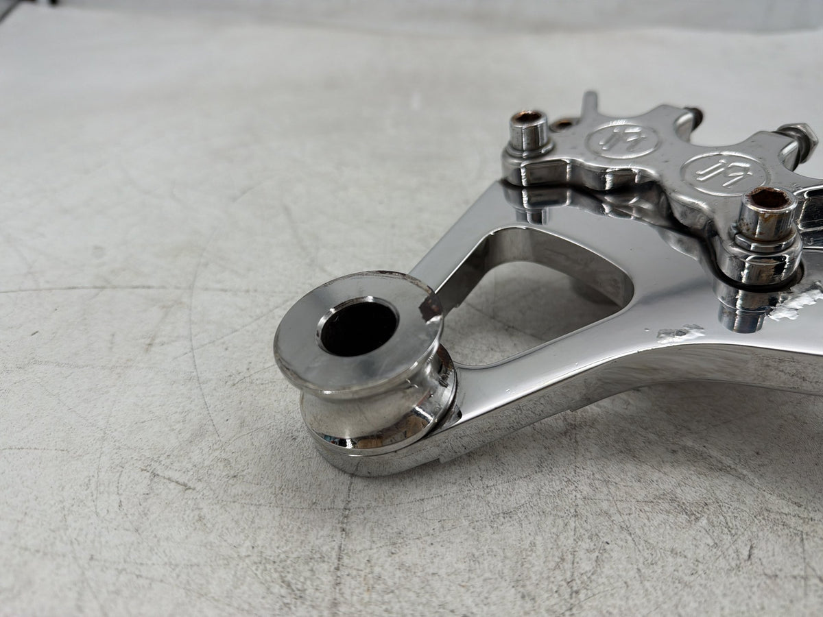 2002 Harley Dyna Wide Glide Rear Back Brake Caliper Bracket performance Peeling
