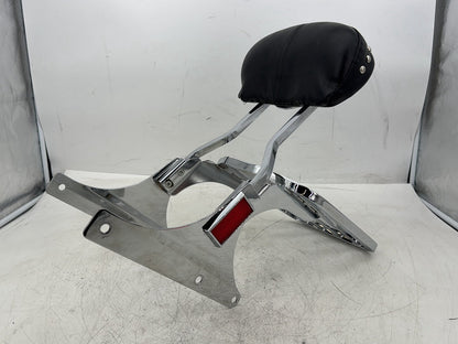 2007 Harley Softail Heritage Classic FLSTC OEM Rear Sissy Bar w/ Backrest Cushion Pad