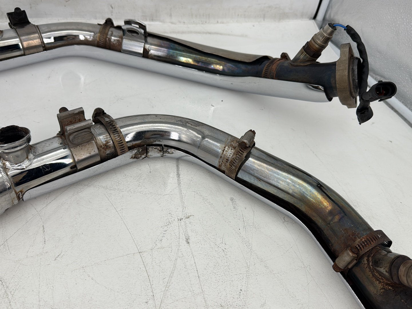 2008 Harley Sportster XL883L 883 Low OEM Exhaust Header Pipes Muffler 64842-04