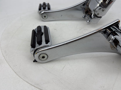 2007 - 2011 Harley-Davidson Touring Electra Glide Ultra Passenger Left & Right Foot Pegs Kuryakyn