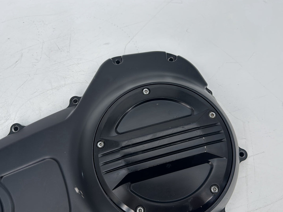 2008 Harley Touring Electra Glide Outer Primary Clutch CNC Air Flow Derby Cover