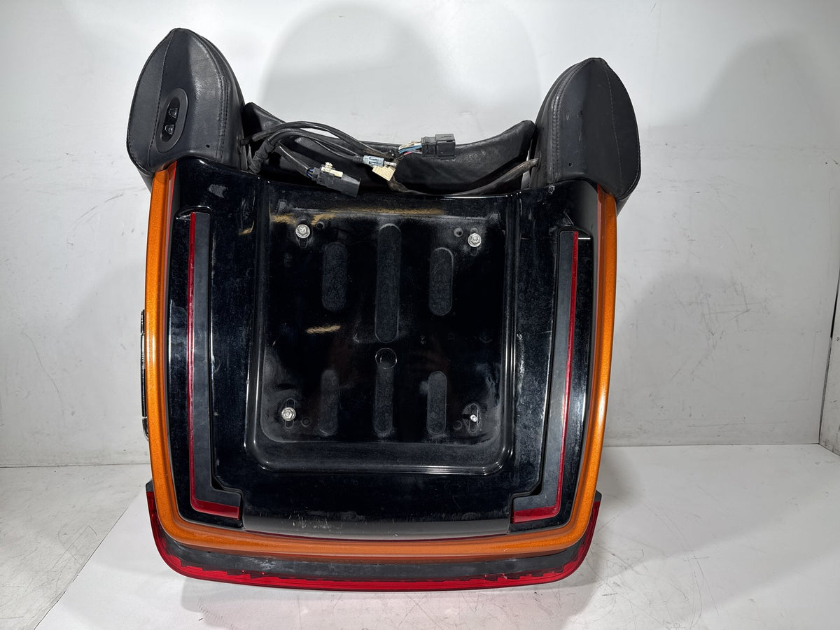 2014 Harley Electra Glide Touring Ultra OEM Pass Backrest Tour Pak Luggage NOKey