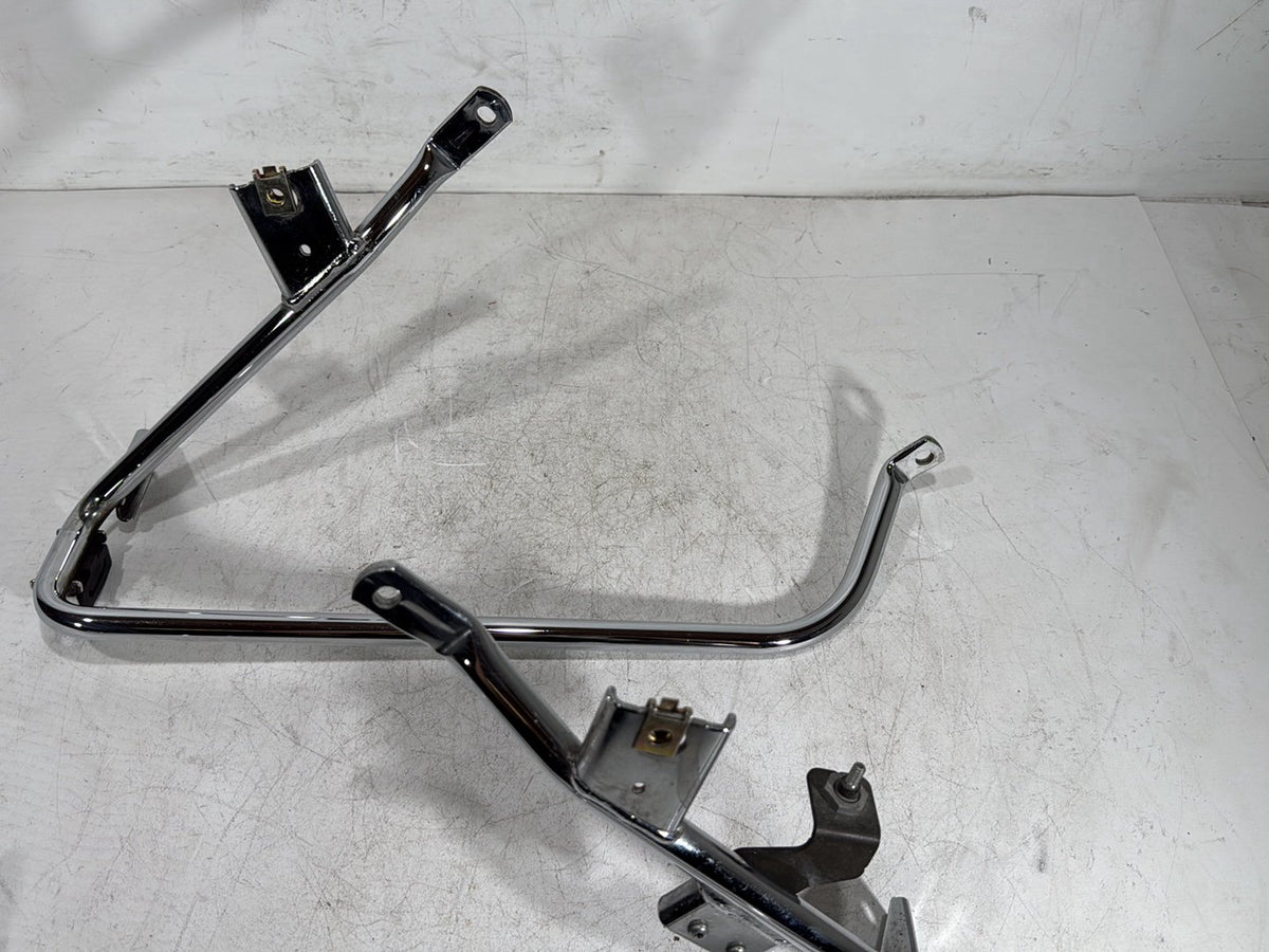 11 Harley Road Glide Touring FLTRX OEM Rear Left Right Saddlebag Guard Rails Bar