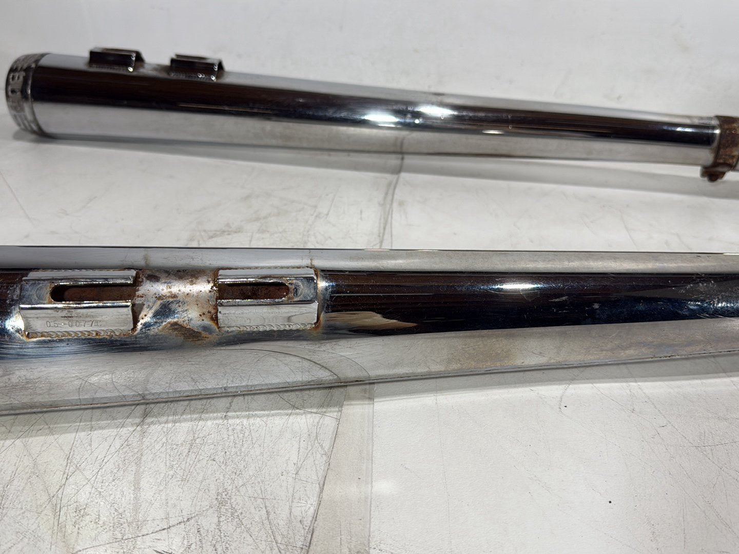 2000 Harley Touring Electra Glide Ultra OEM Exhaust Header Pipes Muffler BUB