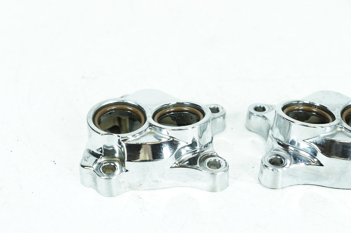 2008 Harley Dyna FXDC Super Glide Custom OEM Tappet Engine Lifter Chrome Covers