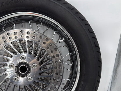 1999 - 2006 Harley-Davidson Touring Electra Glide Ultra Front Wheel Rim Tire Spoked 43440-05A