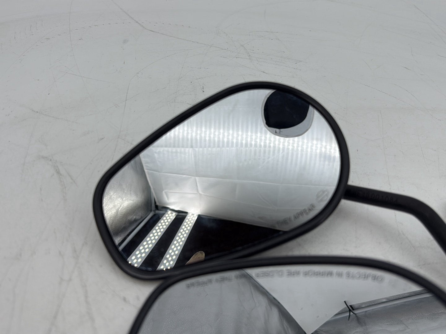 2004 - 2013 Harley-Davidson Sportster 1200 Custom Left Right Rear View Mirror 91846-03A