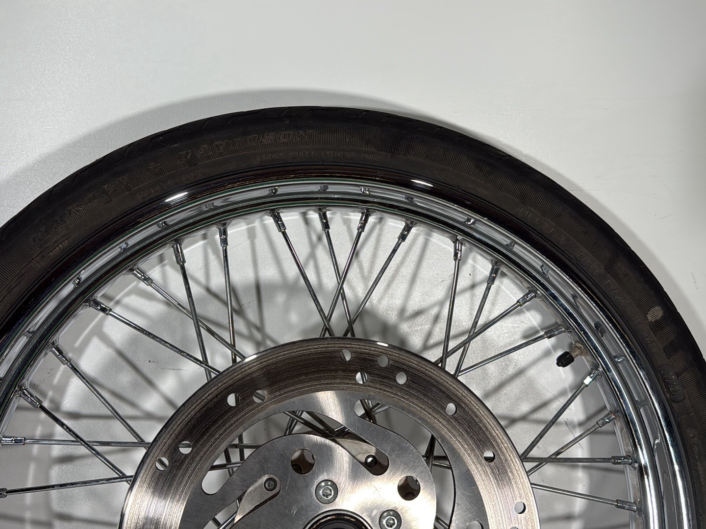 2004 - 2013 Harley-Davidson Sportster 1200 Custom Front Wheel Rim Tire Spoked 44610-05