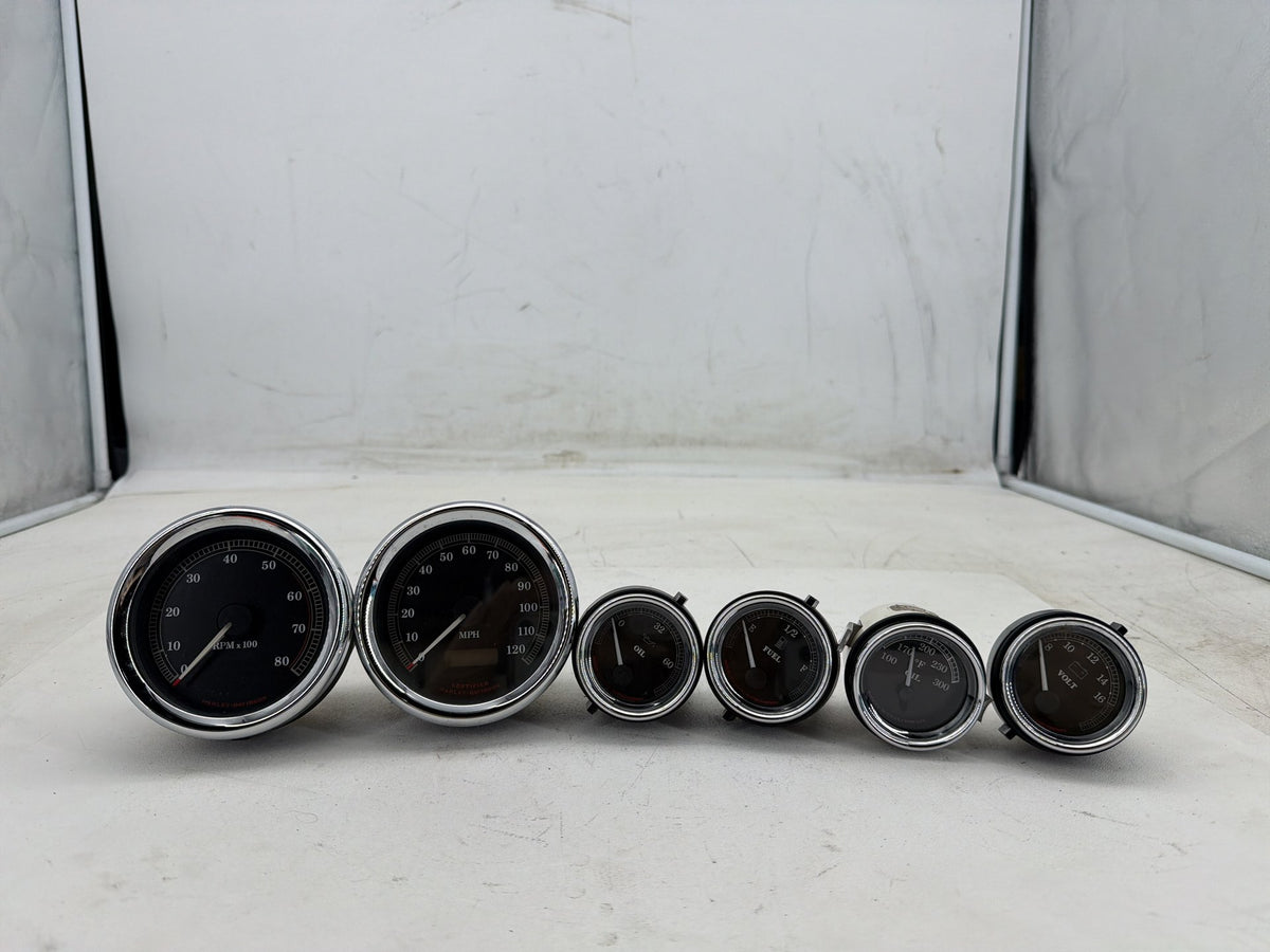 03 Harley Electra Glide Touring Ultra Air Oil Volt Fuel Tacho Speedo Gauges 25K