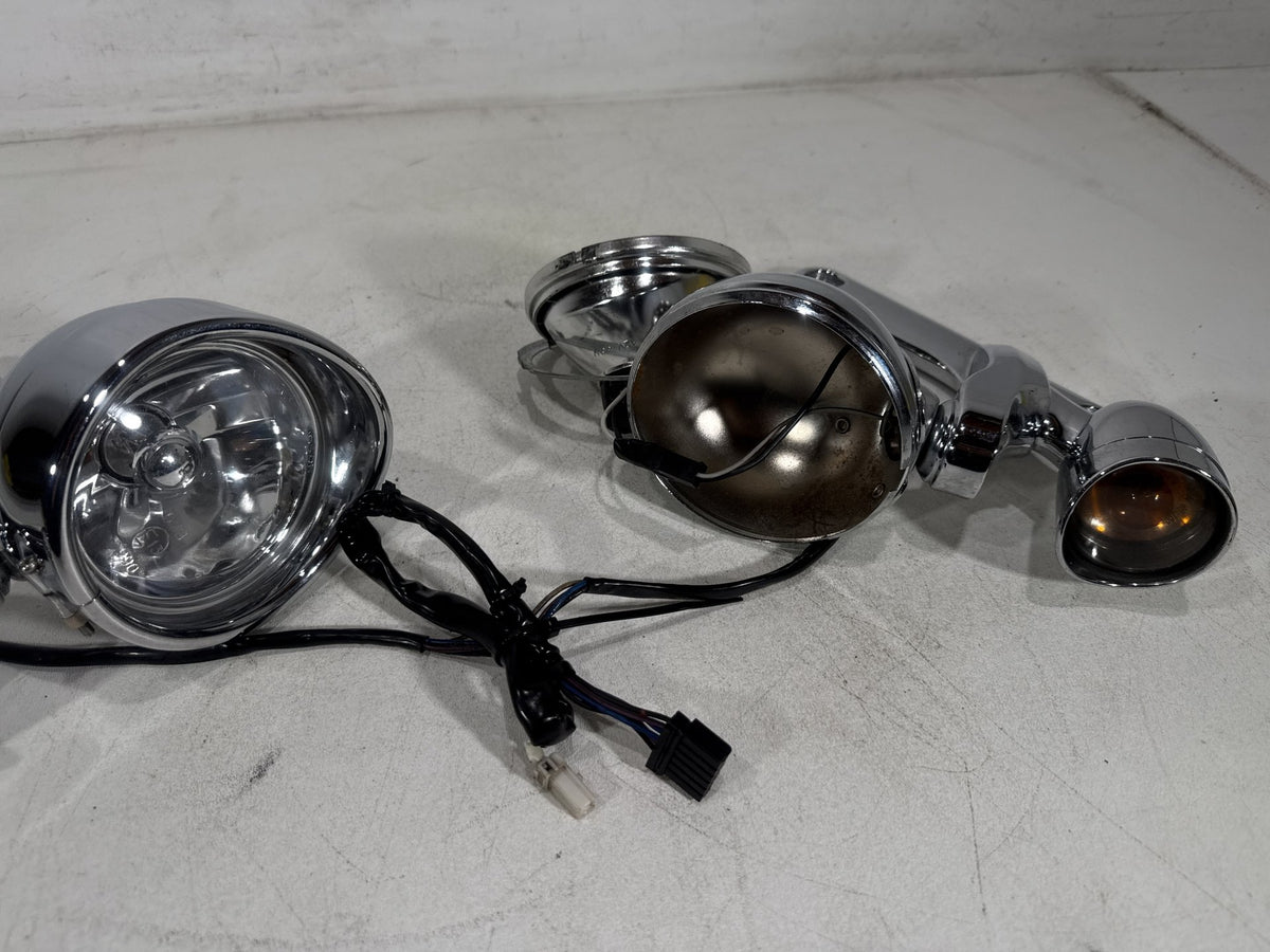 04 Harley Electra Glide CVO Screamin OEM Front Left Right Turn Signal Indicators