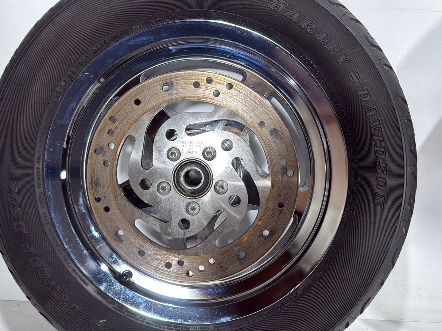 2007 Harley Electra Glide Touring FLHTCUI OEM Front & Rear Wheel Rim Tire 16"