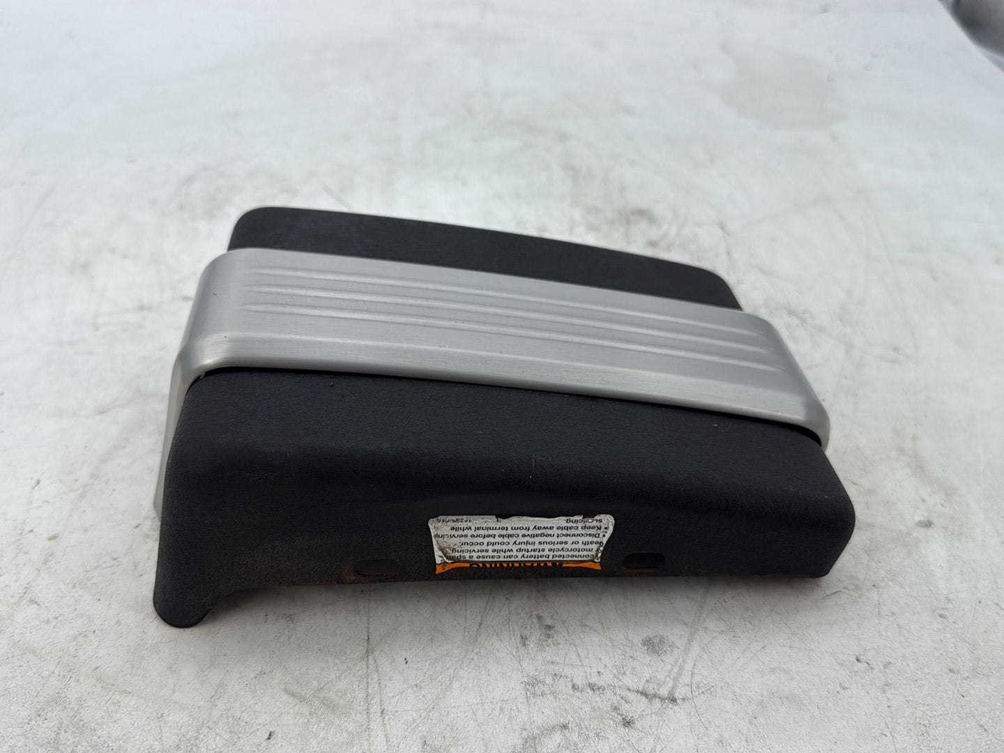 2012 Harley Dyna FXDF Fat Bob OEM Lower Battery Tray Stay Box Cover Panel