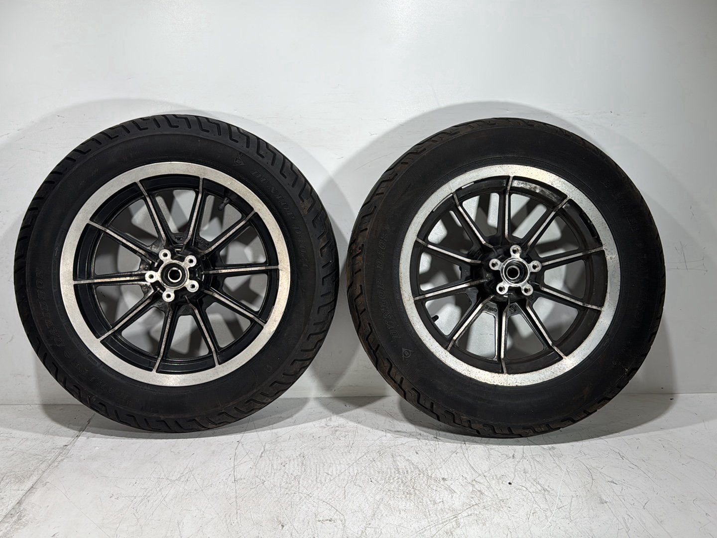 1997 Harley Road King Touring Police Front & Rear Wheel Rim Tire 43402-87A 16"