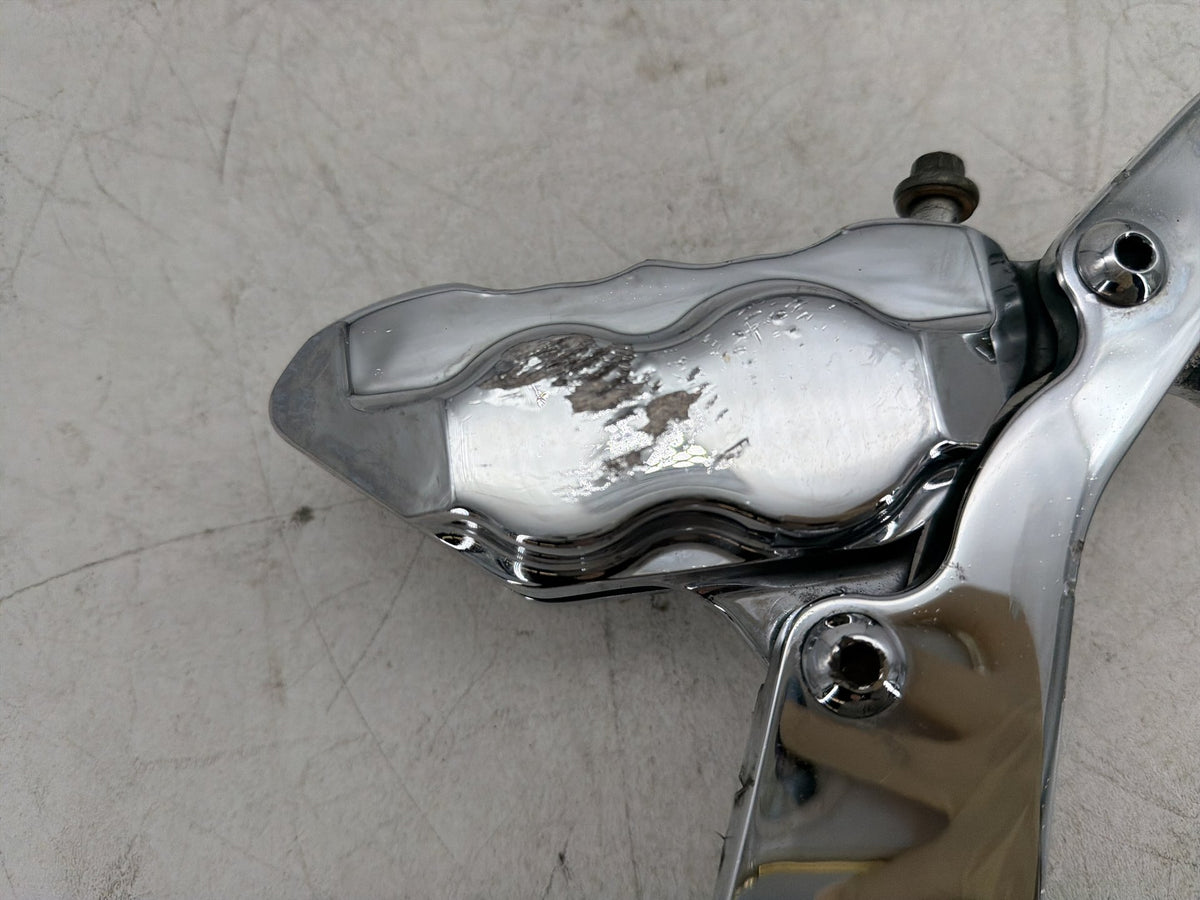 2004 Harley Electra CVO Rear Back Brake Caliper w/ Bracket Hawg Halters PEELING
