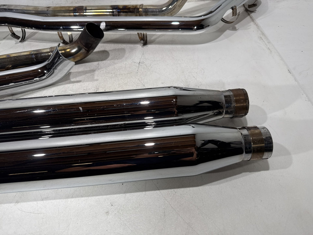 2002 Harley Electra Glide Touring Classic Exhaust Header Pipes Muffler RINEHART