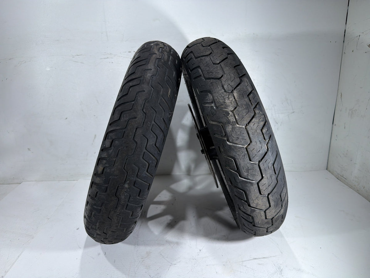 91 Harley Electra Glide Touring Classic Front & Rear Wheel Rim Tire MT90B16 16"