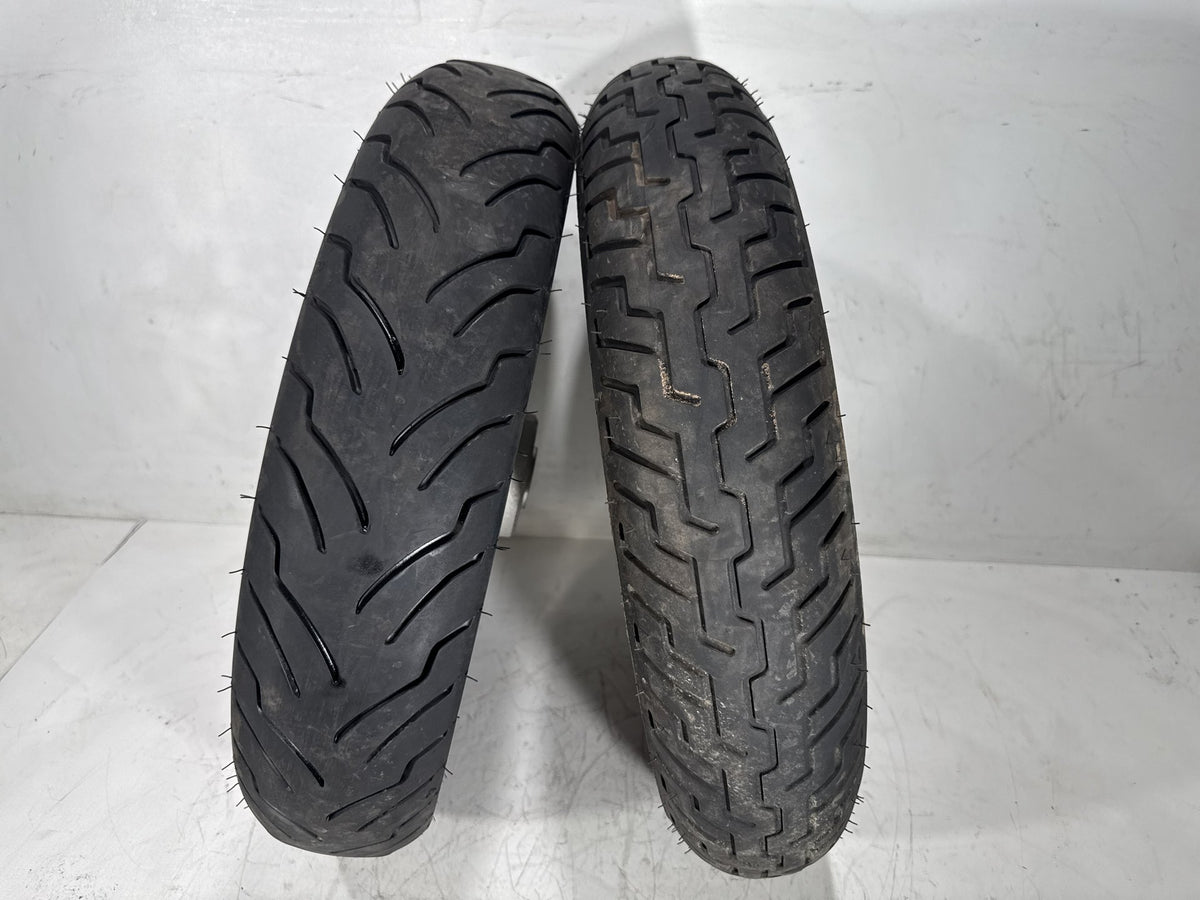 2002 Harley Heritage Softail Classic FLSTC OEM Front & Rear Wheel Rim Tire 16"